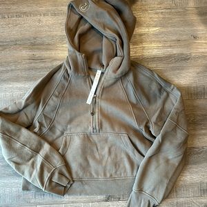 Lululemon scuba oversized half zip hoodie - like new